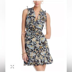 veronica beard jackson sleeveless patterned dress size 6